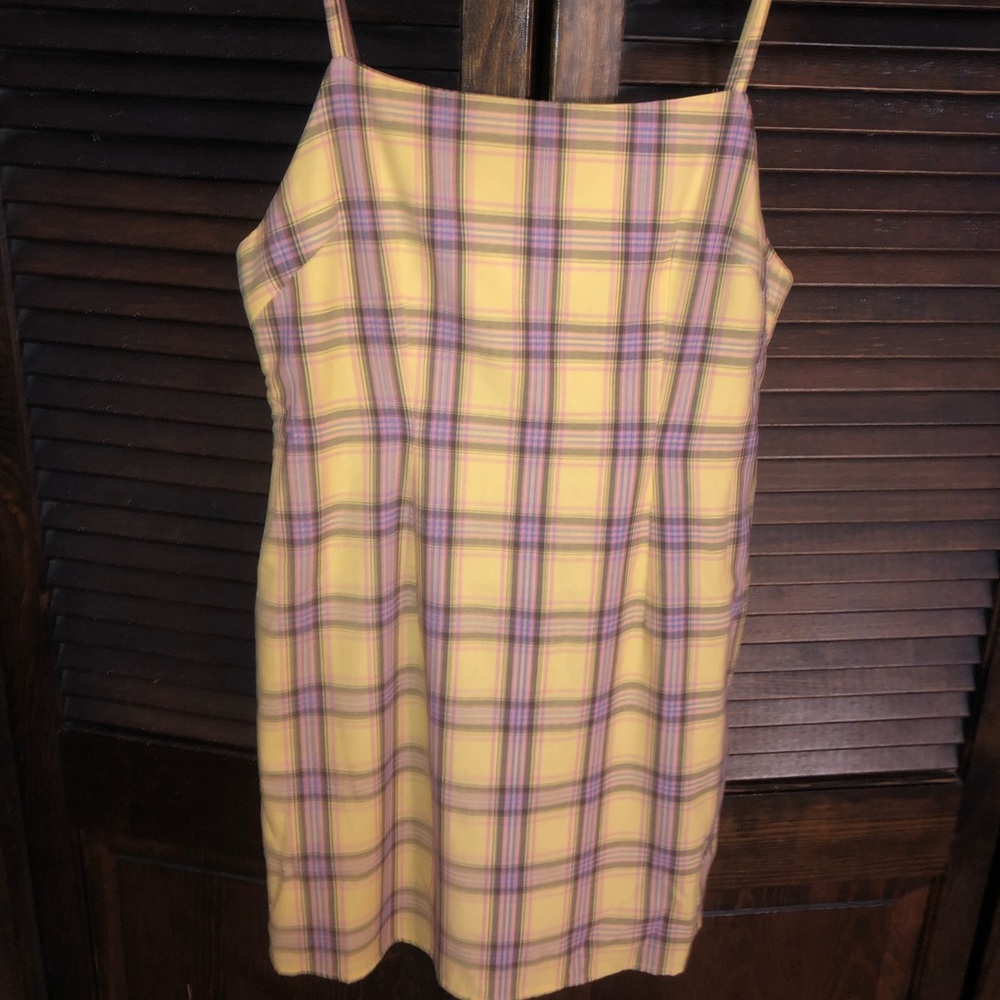 Bb Dakota plaid mini dress